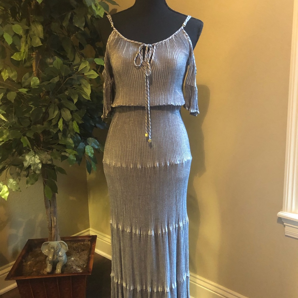 Off shoulder maxi dress